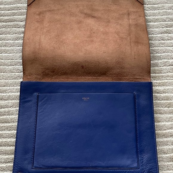 Celine Blue Folio Clutch - Picture 5 of 5